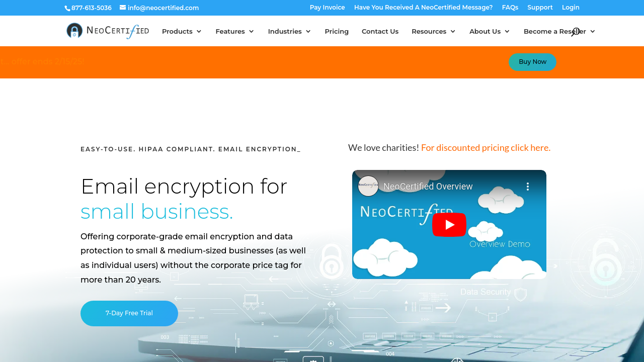 NeoCertified Secure Email